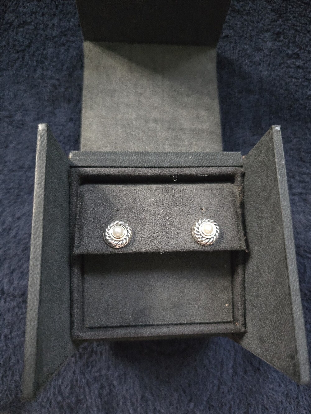 David Yurman Gold and Silver Earrings